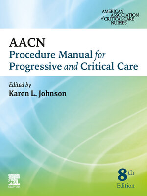cover image of AACN Procedure Manual for Progressive and Critical Care--E-Book
